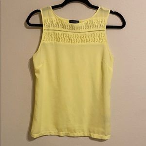 Yellow The Limited Sleeveless Top Size XS EUC